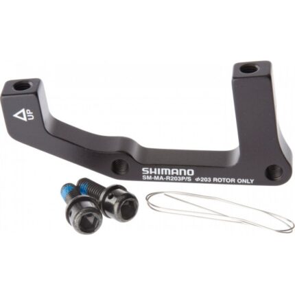 Adaptor etrier fata Shimano Post/Stand 203 mm negru