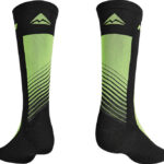 Sosete MERIDA ROAD lung negru/verde
