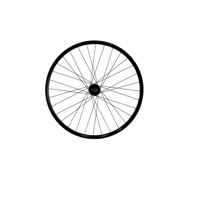 Roata fata CORVUS 26 dubla neagra disk