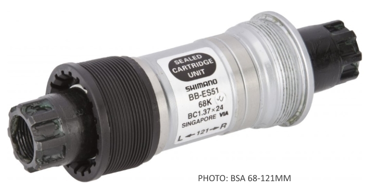BUTUC PEDALIER SHIMANO BB-ES51, BSA, 73-126MM, OCTALINK BUTUC PEDALIER SHIMANO BB-ES51, BSA, 73-126MM, OCTALINK - imagine 1