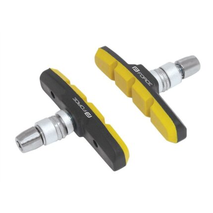 Saboti frana Force 70mm negru/galben ambalati