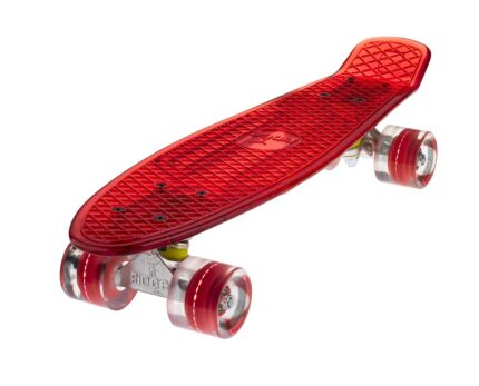 Penny board RIDGE 22 Blaze Red led red
