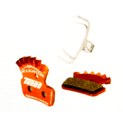PLACUTE FRANA - ALLIGATOR - TB057, turbo cool semi metalic dual, tehnologie Thermguard, +arc, Avid E
