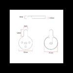 Placute frana din rasina pentru trotinete CT-011-R - imagine 2