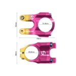 Pipa EWPM-003 31.8mm roz/galben - imagine 3