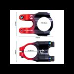 Pipa EWPM-003 31.8mm negru/rosu - imagine 3