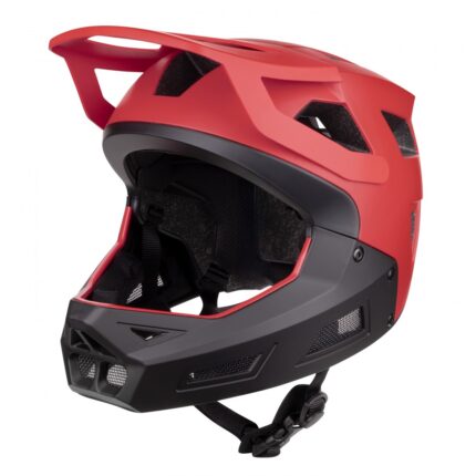 Casca Force DROP downhill, rosu-negru XS-S