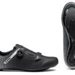 Pantofi Northwave ROAD CORE PLUS 2 WIDE BLACK/SILVER 43,5