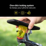 Suport telefon pentru bicicleta + adaptor Spigen Gearlock MF100, negru - imagine 4
