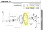 Foaie Campagnolo Potenza 50T penrtu 11 randuri compact 50/34 - imagine 2